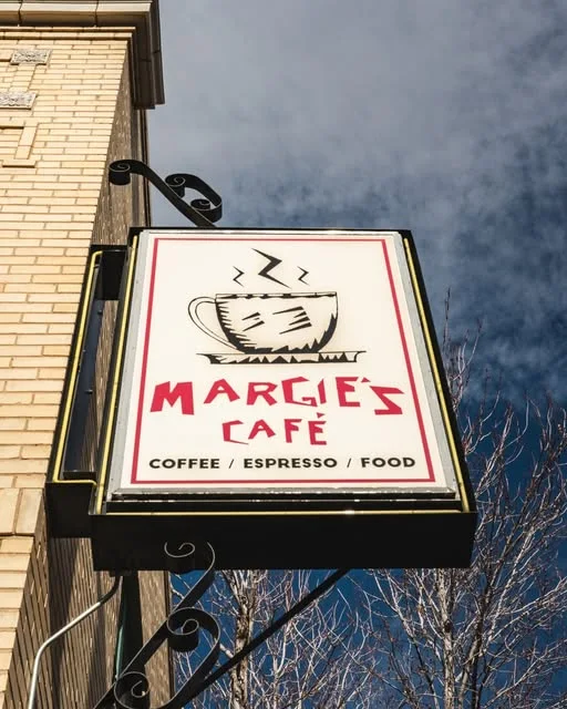 Margie’s Java Joint storefront sign